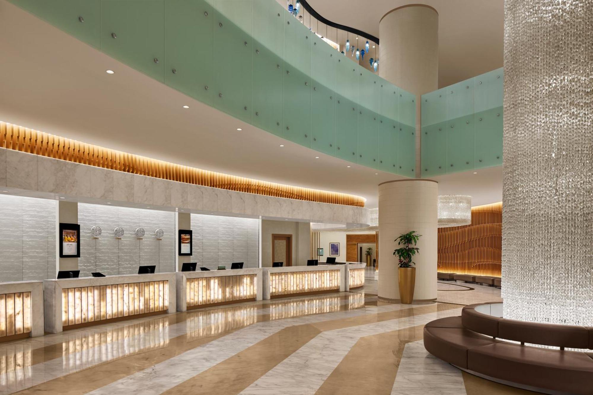 Hilton Hotel & Convention Jabal Omar Makkah Мека Екстериор снимка Hilton Riyadh Lobby